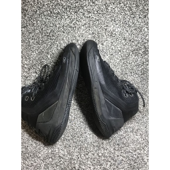 Under Armour Wardell 30 Steph Curry Shoes Sneakers Black Youth Sz 5.5 - Picture 6 of 9